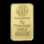 Investiční zlatý slitek Argor Heraeus 5 gramů
