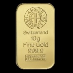 Investiční zlatý slitek Argor Heraeus 10 gramů