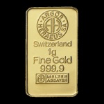 Investiční zlatý slitek Argor Heraeus 1 gram