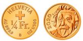 Ve Švýcarsku vyrazili nejmenší zlatou minci na světě