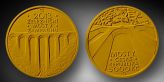 Národní banka vydala zlatou minci s mostem v Žampachu