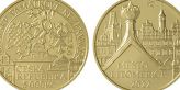 ČNB vydala zlatou minci s motivem Litoměřic v nominální hodnotě 5000 Kč