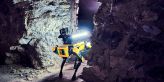 Dříve sloužila těžbě zlata, dnes v ní těží data robotičtí psi. Štolu Halíře mapoval robot z FEL ČVUT